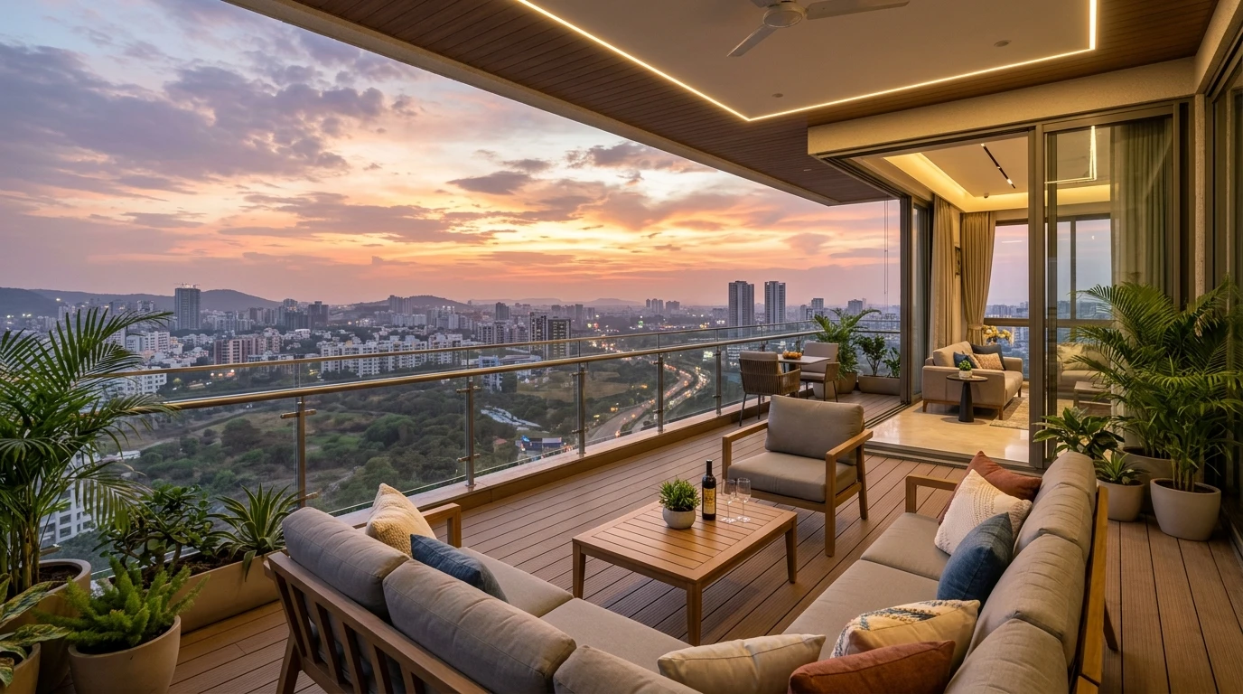 Shaligram Ravet Balcony View